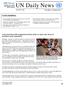 UN Daily News. UN News. Iraq launches UN-supported action plan to save the lives of mothers and newborns. In the headlines:
