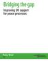Bridging the gap. Improving UK support for peace processes
