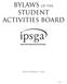 BYLAWS OF THE STUDENT ACTIVITIES BOARD