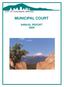 MUNICIPAL COURT ANNUAL REPORT 2008