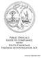 Public Official s Guide to Compliance with South Carolina s Freedom of Information Act