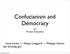 Confucianism and Democracy