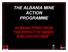 THE ALBANIA MINE ACTION PROGRAMME ALBANIA FREE FROM THE EFFECT OF MINES AND UXO BY 2005