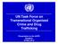UN Task Force on Transnational Organized Crime and Drug Trafficking. Presentation to the ACPR Bangkok 30 May 2012