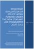STRATEGIC EVALUATION OF POLICE WORK FUNDED UNDER THE NEW ZEALAND AID PROGRAMME