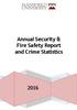 Annual Security & Fire Safety Report and Crime Statistics