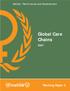 Gender, Remittances and Development. Global Care Chains. Working Paper 2