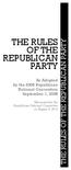 the rules of the republican party