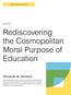 Rediscovering the Cosmopolitan Moral Purpose of Education