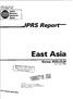 East Asia. JPRS Repor. AgSBOlAö 05S. Korea: KULLOJA.  ««a»«*, ^^ far ps ^ äs Ualmit^j «>? JPRS-AKU OCTOBER 1989.