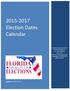 Election Dates Calendar