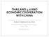 THAILAND 4.0 AND ECONOMIC COOPERATION WITH CHINA