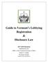Guide to Vermont s Lobbying Registration & Disclosure Law