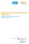 Migration and Development Policies and Practices A mapping study of eleven European countries and the European Commission