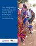 The Program for Governance and Peace (PGP) in Senegal
