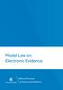 Model Law on Electronic Evidence