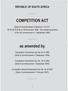 COMPETITION ACT. as amended by
