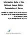 Information Note of the. National Human Rights. Commission of Korea