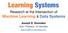 Learning Systems. Research at the Intersection of Machine Learning & Data Systems. Joseph E. Gonzalez