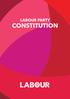 LABOUR PARTY CONSTITUTION