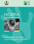 NIGERIA. A Pathfinding Country. A Road Map for Ending Violence Against Children
