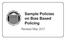 Sample Policies on Bias Based Policing. Revised May 2017