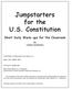 Jumpstarters for the U.S. Constitution