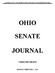 JOURNALS OF THE SENATE AND HOUSE OF REPRESENTATIVES OHIO SENATE JOURNAL CORRECTED VERSION