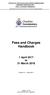 Fees and Charges Handbook