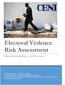Electoral Violence Risk Assessment