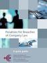 Penalties for Breaches of Company Law