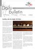 Daily bulletin. Auxiliary role: Be straight with States. Issue 9 Geneva / Thursday 29 November 2007 //
