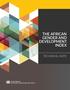 THE AFRICAN GENDER AND DEVELOPMENT INDEX TECHNICAL NOTE