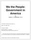 We the People: Government in America