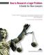 How to Research a Legal Problem: A Guide for Non-Lawyers