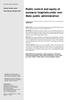 Public control and equity of access to hospitals under non- State public administration