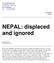 NEPAL: displaced and ignored