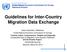 Guidelines for Inter-Country Migration Data Exchange