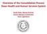 Overview of the Consolidation Process Texas Health and Human Services System