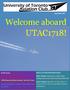 Welcome aboard UTAC1718!