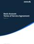Basis Account Terms of Service Agreement. Statista, Inc.