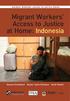 Migrant Workers Access to Justice at Home: Indonesia