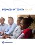 BUSINESS INTEGRITY POLICY