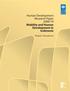 Human Development Research Paper 2009/19 Mobility and Human Development in Indonesia. Riwanto Tirtosudarmo
