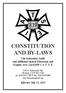 CONSTITUTION AND BY-LAWS