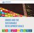 UNODC AND THE SUSTAINABLE DEVELOPMENT GOALS