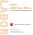 Labor Arbitration Rules