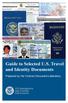 Table of Contents. General Information on Alien Status...1. U.S. Passports...2. Certificates of Naturalization...7. Residence Cards...