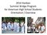 2014 Hanban Summer Bridge Program for American High School Students Orientation / Overview