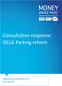 Consultation response: DCLG Parking reform